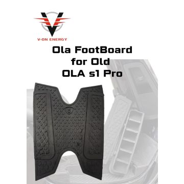 Black RP Rubber FOOT BOARD FOR OLA S1 & S1 Pro Genration 1 